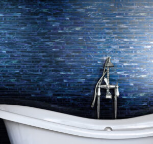 Blue Wall Tile Jewel Tones