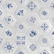 Blue of white Delft Tile