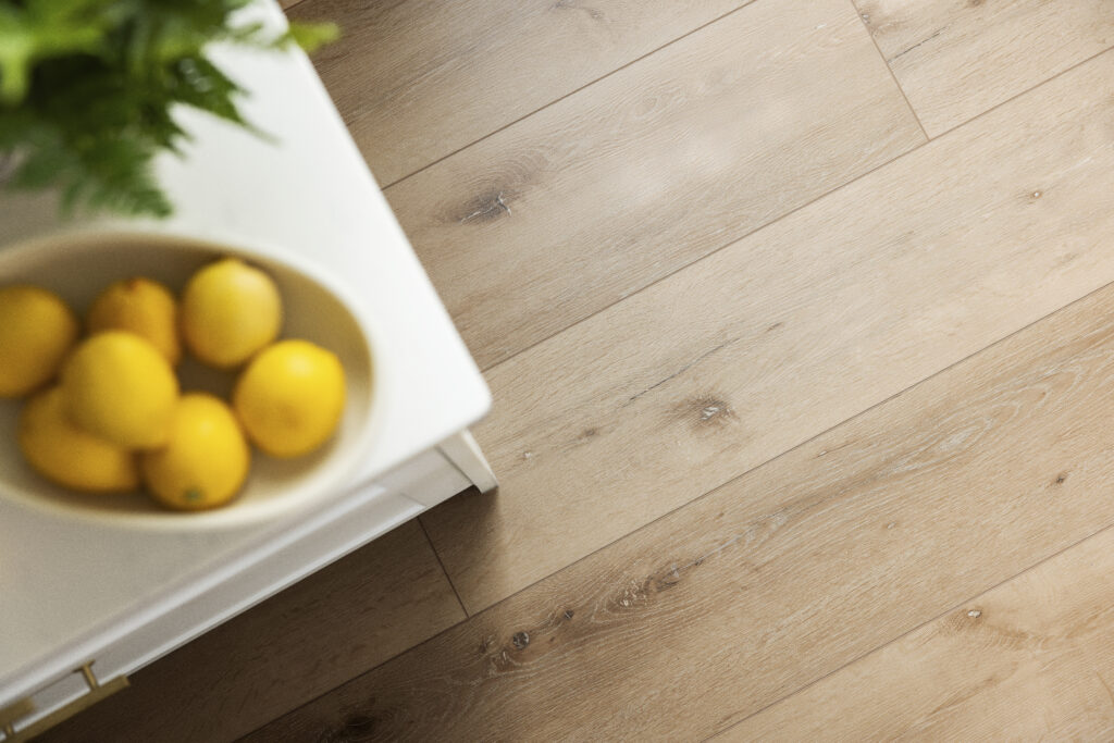 Textured LVP flooring for good traction